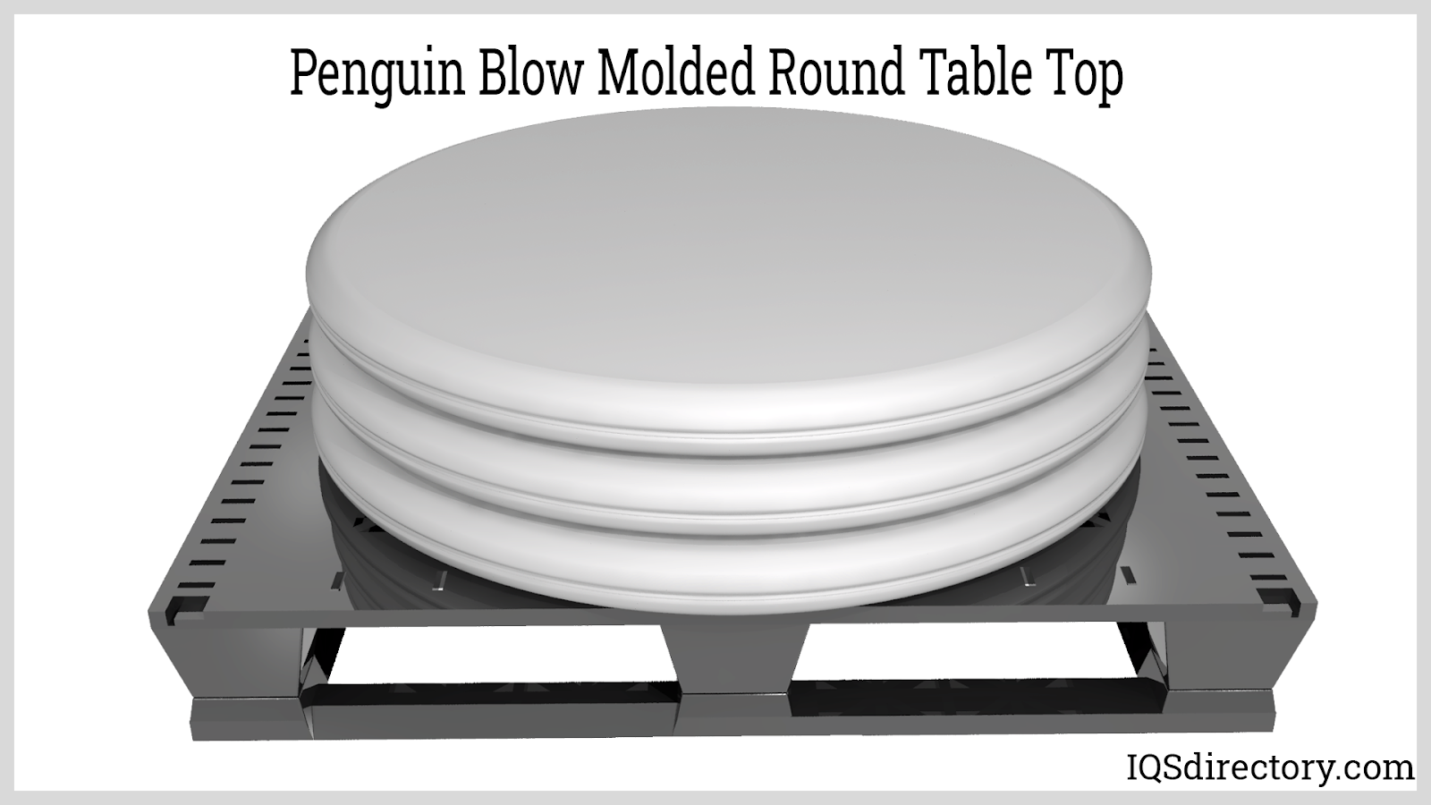 Penguin Blow Molded Round Table Top